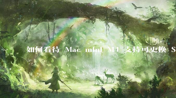 如何看待 Mac mini M4 支持可更换 SSD？