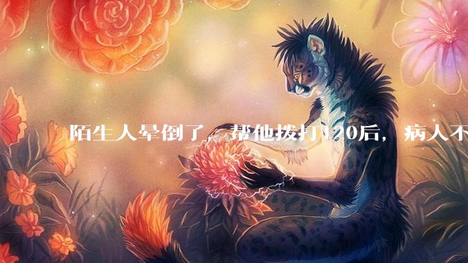 陌生人晕倒了，帮他拨打120后，病人不支付120出车费，这个费用谁来承担？