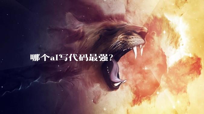 哪个ai写代码最强？