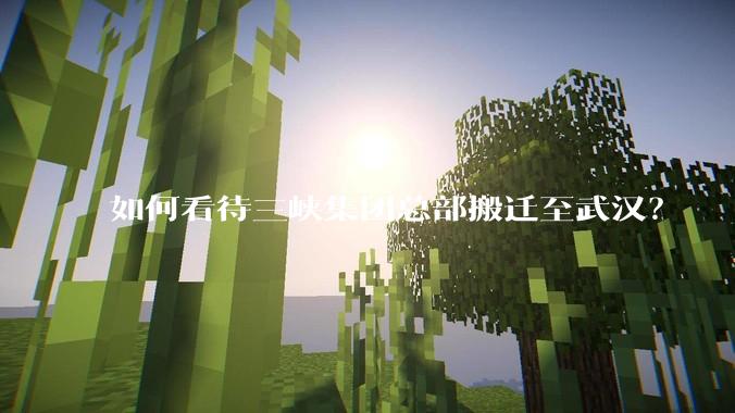 如何看待三峡集团总部搬迁至武汉？