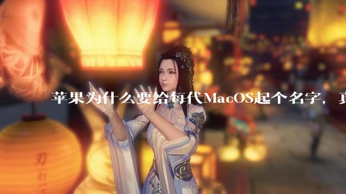 苹果为什么要给每代MacOS起个名字，真以为人们记得住分得清吗？